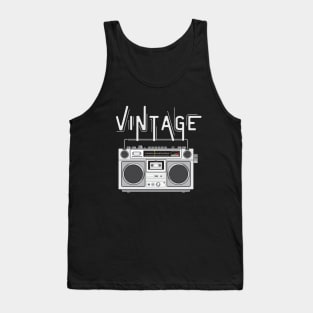 Vintage Music Player Tank Top